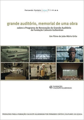 Poster for Grande Auditório, memorial de uma obra