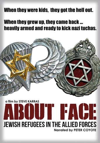 Poster for About Face: Jewish Refugees in the Allied Forces