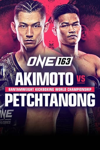 Poster for ONE 163: Akimoto vs. Petchtanong