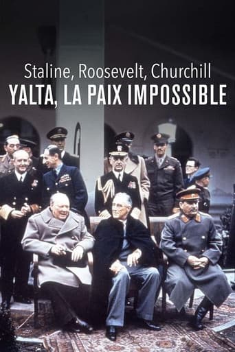 Poster for Staline, Roosevelt, Churchill : Yalta, la paix impossible