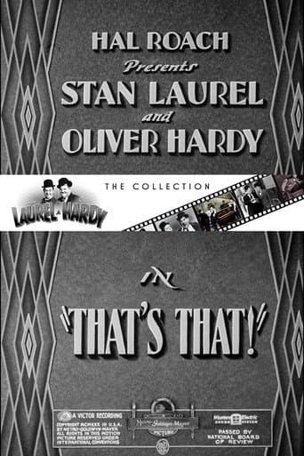 Poster for That's That!