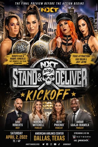Poster for WWE NXT Stand & Deliver Kickoff