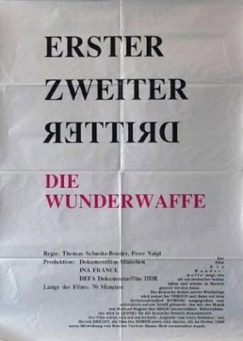 Poster for Die Wunderwaffe