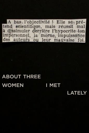 Poster for About Three Women I Met Lately