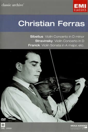 Poster for Christian Ferras (Sibelius, Stravinsky, Franck etc)