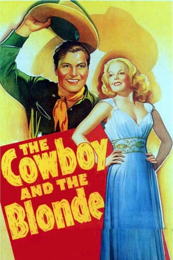 Poster for The Cowboy and the Blonde