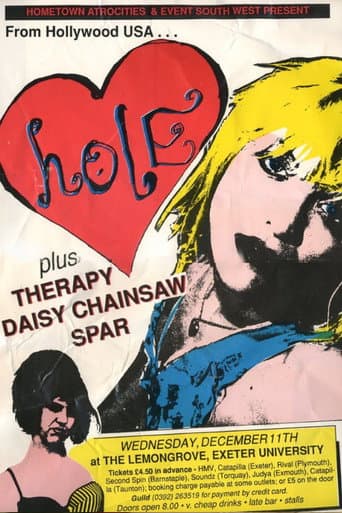 Poster for Hole: Live at The Lemon Grove (Exeter, 1991)