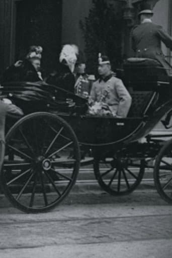 Poster for Intocht van hertog Hendrik van Mecklenburg en H.M. de koningin aan het Staatsspoor te 's-Gravenhage