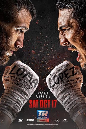 Poster for Vasyl Lomachenko vs. Teófimo López