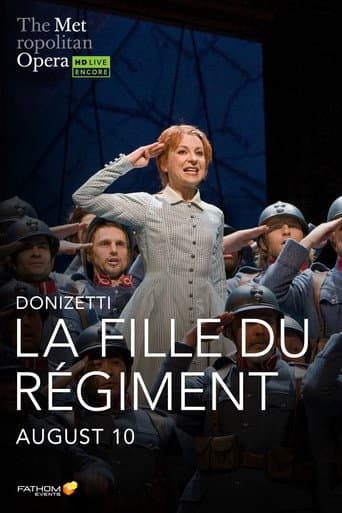 Poster for La Fille du Régiment - Metropolitan Opera