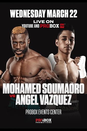 Poster for Mohamed Soumaoro vs. Angel Vazquez