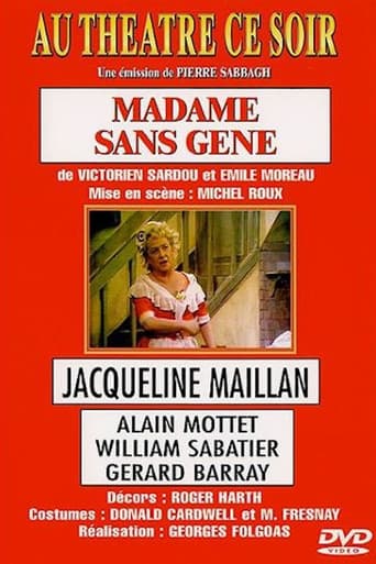 Poster for Madame Sans-Gêne