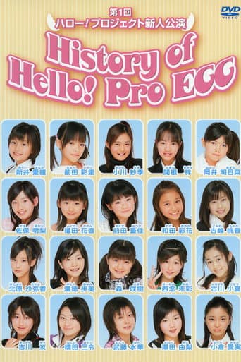 Poster for The 1st Hello! Project Newcomer's Performance History of Hello! Pro EGG