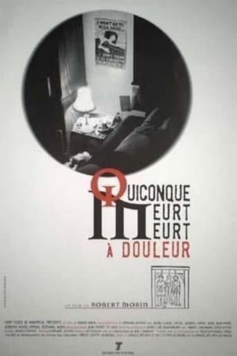 Poster for Whoever Dies, Dies in Pain