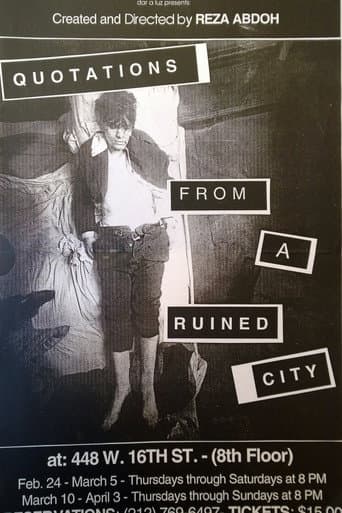 Poster for Quotations From a Ruined City