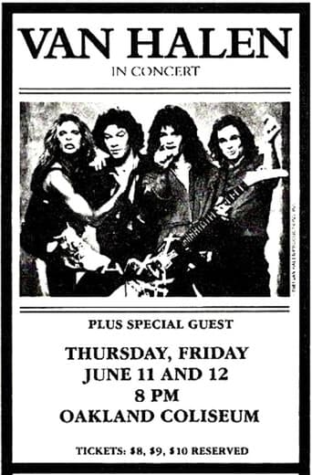 Poster for Van Halen: Oakland, CA @ Oakland Arena 1981