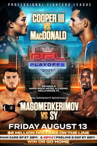 Poster for PFL 2021 #7: Playoffs - Cooper III vs MacDonald
