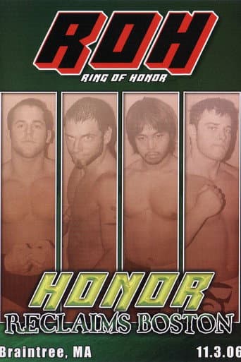Poster for ROH: Honor Reclaims Boston