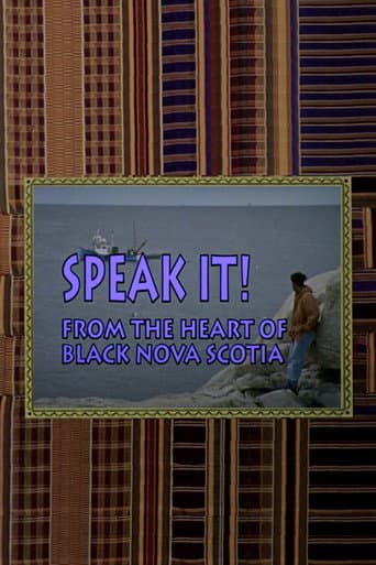 Poster for Speak It! From the Heart of Black Nova Scotia