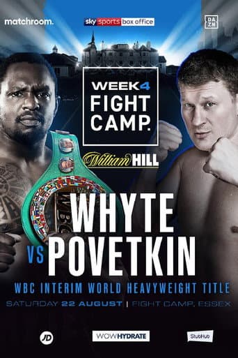 Poster for Dillian Whyte vs. Alexander Povetkin