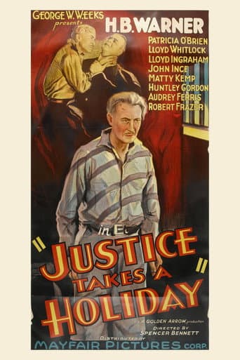 Poster for Justice Takes a Holiday