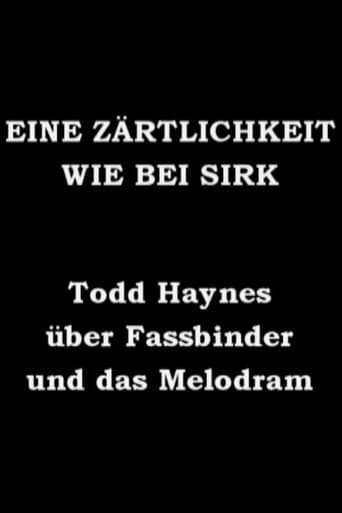 Poster for Eine Zärtlichkeit wie bei Sirk - Todd Haynes über Fassbinder und das Melodram