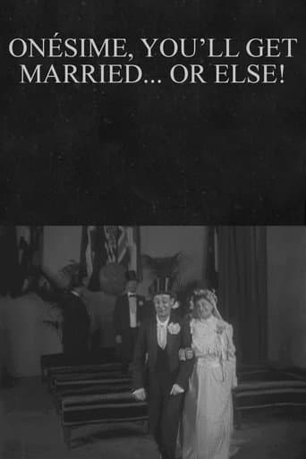 Poster for Onésime, You'll Get Married... or Else!