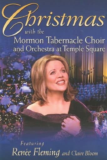 Poster for Christmas with the Mormon Tabernacle Choir and Orchestra at Temple Square featuring Renee Fleming and Claire Bloom