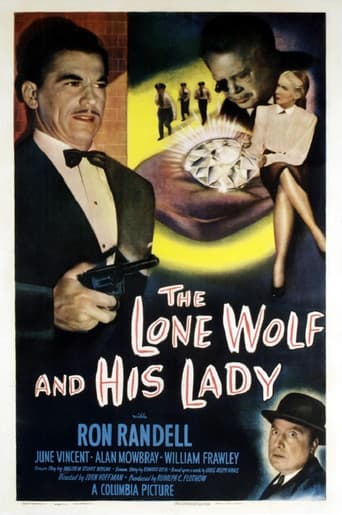 Poster for The Lone Wolf and His Lady
