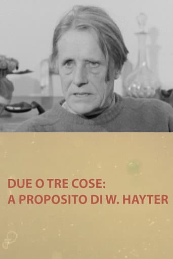 Poster for Due o tre cose: a proposito di W. Hayter