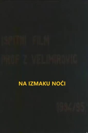 Poster for At the End of the Night