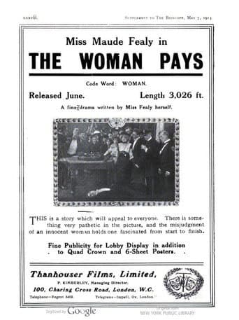 Poster for The Woman Pays