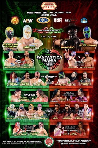 Poster for CMLL Presenta NJPW Fantastica Mania México 2025