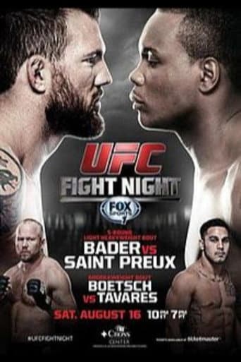Poster for UFC Fight Night 47: Bader vs. St. Preux