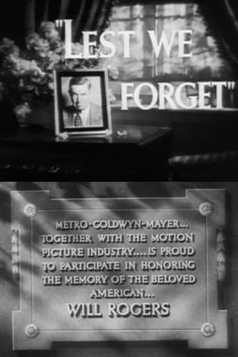 Poster for Lest We Forget