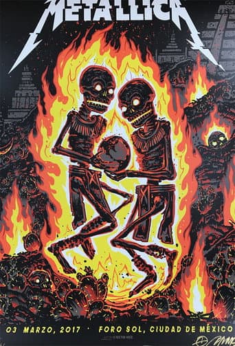 Poster for Metallica: Live in Mexico City, Mexico - March 3, 2017
