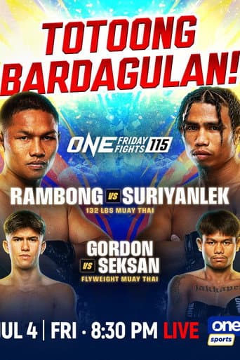 Poster for ONE Friday Fights 115: Rambong vs. Suriyanlek