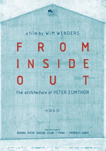 Poster for From Inside Out - The Architecture of Peter Zumthor