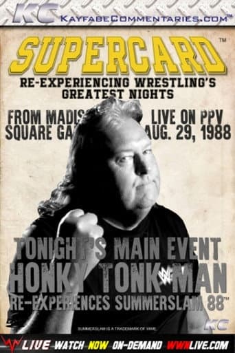 Poster for Supercard: Summerslam 88 with The Honky Tonk Man