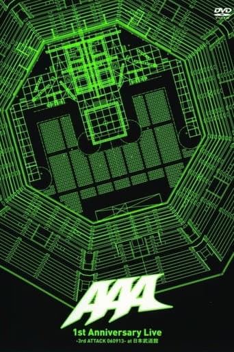 Poster for AAA 1st Anniversary Live -3rd ATTACK 060913- at Nippon Budokan