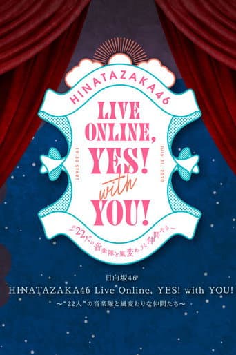Poster for HINATAZAKA46 Live Online,YES!with YOU!