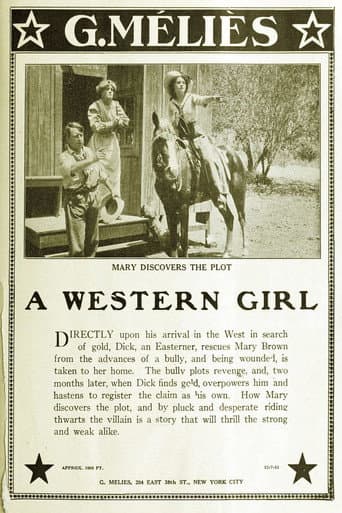 Poster for A Western Girl