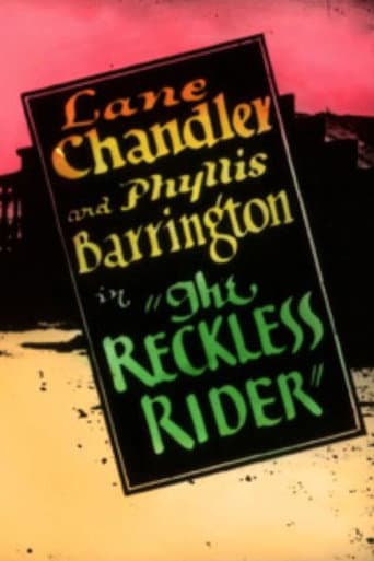 Poster for The Reckless Rider
