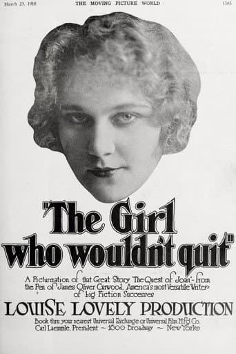 Poster for The Girl Who Wouldn't Quit