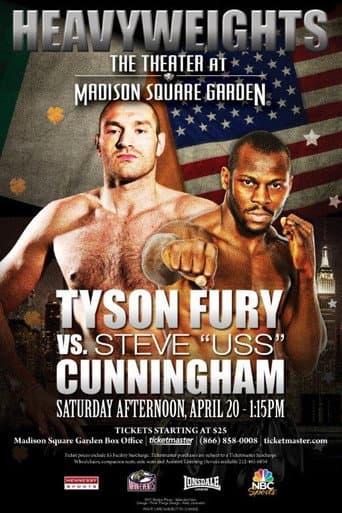 Poster for Tyson Fury vs. Steve Cunningham