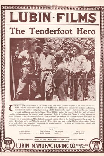 Poster for The Tenderfoot Hero