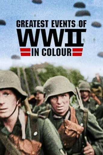 Poster for Greatest Events of World War II in Colour