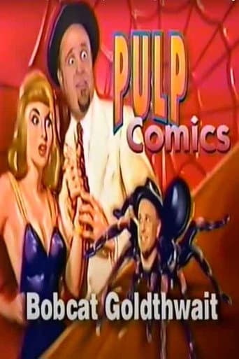 Poster for Bobcat Goldthwait Comedy Central "Pulp Comics"