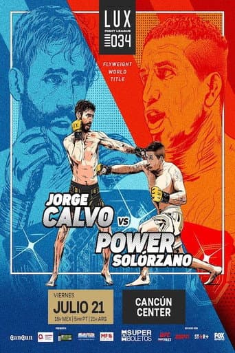 Poster for LUX Fight League 34