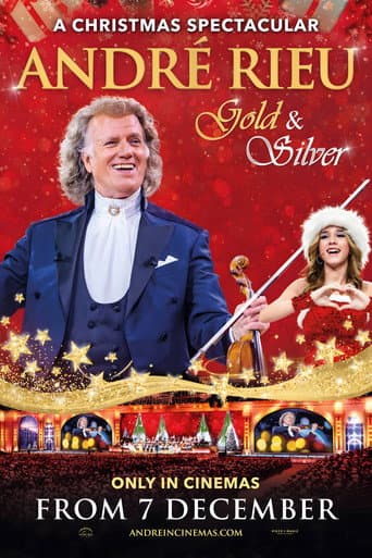 Poster for André Rieu's 2024 Christmas Concert: Gold and Silver